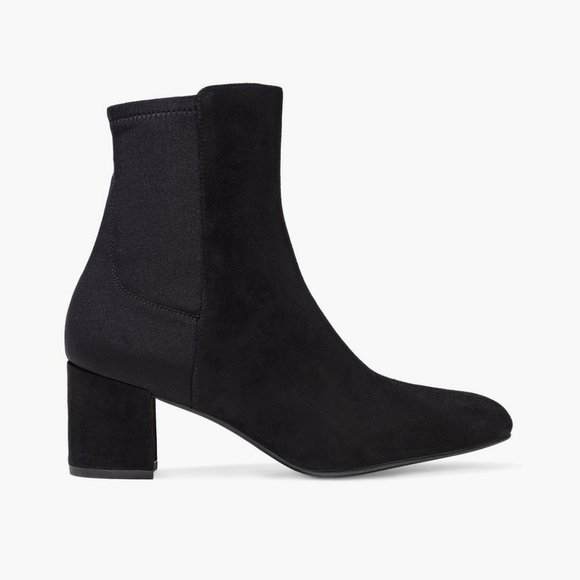 STUART WEITZMAN Marysol Suede and Neoprene Ankle Boots Size 8.5 - Picture 1 of 10